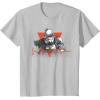 imageStar Wars Visions Anime The Duel Japanese Stormtrooper TShirtSilver Grey