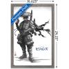 imageTrends International Star Wars Visions  Boba Wall Poster 34L x 224W Premium Unframed VersionBarnwood Framed Version