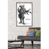 imageTrends International Star Wars Visions  Boba Wall Poster 34L x 224W Premium Unframed VersionBarnwood Framed Version