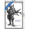imageTrends International Star Wars Visions  Boba Wall Poster 34L x 224W Premium Unframed VersionBarnwood Framed Version