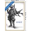 imageTrends International Star Wars Visions  Boba Wall Poster 34L x 224W Premium Unframed VersionBlonde Framed Version
