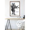 imageTrends International Star Wars Visions  Boba Wall Poster 34L x 224W Premium Unframed VersionBronze Framed Version