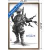 imageTrends International Star Wars Visions  Boba Wall Poster 34L x 224W Premium Unframed VersionBronze Framed Version