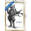 imageTrends International Star Wars Visions  Boba Wall Poster 34L x 224W Premium Unframed VersionGold Framed Version