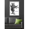 imageTrends International Star Wars Visions  Boba Wall Poster 34L x 224W Premium Unframed VersionGray Framed Version