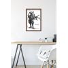 imageTrends International Star Wars Visions  Boba Wall Poster 34L x 224W Premium Unframed VersionMahogany Framed Version