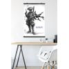 imageTrends International Star Wars Visions  Boba Wall Poster 34L x 224W Premium Unframed VersionPremium Poster  Clip Bundle