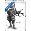 imageTrends International Star Wars Visions  Boba Wall Poster 34L x 224W Premium Unframed VersionPremium Poster  Clip Bundle