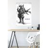 imageTrends International Star Wars Visions  Boba Wall Poster 34L x 224W Premium Unframed VersionPremium Poster  Mount Bundle