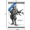 imageTrends International Star Wars Visions  Boba Wall Poster 34L x 224W Premium Unframed VersionPremium Print and Black Hanger Bundle