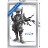imageTrends International Star Wars Visions  Boba Wall Poster 34L x 224W Premium Unframed VersionSilver Framed Version