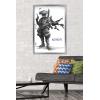 imageTrends International Star Wars Visions  Boba Wall Poster 34L x 224W Premium Unframed VersionSilver Framed Version