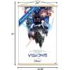 imageTrends International Star Wars Visions  One Sheet Wall Poster 22375quot x 34quot Premium Unframed VersionPremium Print and Beechwood Hanger Bundle