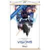 imageTrends International Star Wars Visions  One Sheet Wall Poster 22375quot x 34quot Premium Unframed VersionPremium Print and Beechwood Hanger Bundle