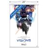 imageTrends International Star Wars Visions  One Sheet Wall Poster 22375quot x 34quot Premium Unframed VersionPremium Print and White Hanger Bundle