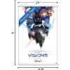 imageTrends International Star Wars Visions  One Sheet Wall Poster 22375quot x 34quot Premium Unframed VersionPremium Print and White Hanger Bundle