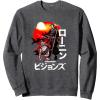 imageStar Wars Visions Samurai Poster SweatshirtDark Heather Grey