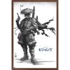 imageTrends International Star Wars Visions  Boba Wall Poster 34L x 224W Premium Unframed VersionMahogany Framed Version