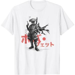 imageStar Wars Visions Anime The Duel Japanese Samurai Boba Fett TShirtWhite