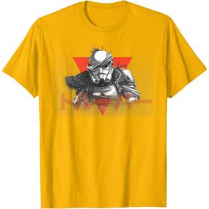 imageStar Wars Visions Anime The Duel Japanese Stormtrooper TShirtGolden Yellow