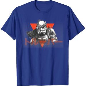 imageStar Wars Visions Anime The Duel Japanese Stormtrooper TShirtRoyal Blue