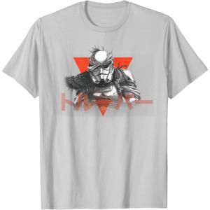 imageStar Wars Visions Anime The Duel Japanese Stormtrooper TShirtSilver Grey