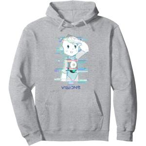 imageStar Wars Visions Character Glitch Pullover HoodieHeather Grey