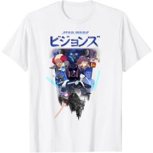 imageStar Wars Visions Group Shot Logo V3 TShirtWhite