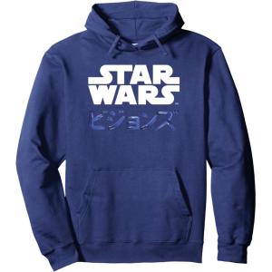 imageStar Wars Visions Kanji Logo Pullover HoodieNavy Blue