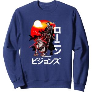 imageStar Wars Visions Samurai Poster SweatshirtNavy Blue