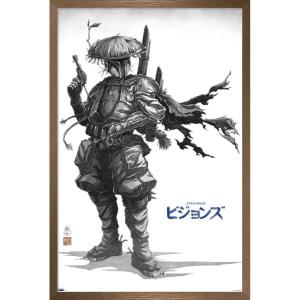 imageTrends International Star Wars Visions  Boba Wall Poster 34L x 224W Premium Unframed VersionBronze Framed Version