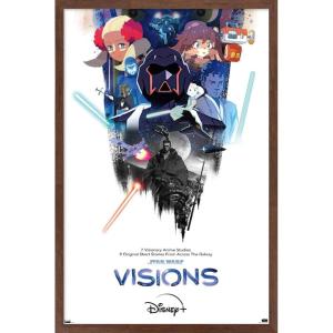imageTrends International Star Wars Visions  One Sheet Wall Poster 22375quot x 34quot Premium Unframed VersionMahogany Framed Version