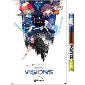 imageTrends International Star Wars Visions  One Sheet Wall Poster 22375quot x 34quot Premium Unframed VersionPremium Poster  Clip Bundle