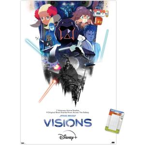 imageTrends International Star Wars Visions  One Sheet Wall Poster 22375quot x 34quot Premium Unframed VersionPremium Poster  Mount Bundle