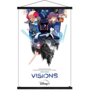imageTrends International Star Wars Visions  One Sheet Wall Poster 22375quot x 34quot Premium Unframed VersionPremium Print and Black Hanger Bundle