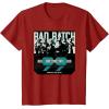 imageStar Wars The Bad Batch Clone Force 99 Wanted by the Empire TShirtCranberry Red