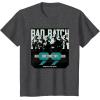 imageStar Wars The Bad Batch Clone Force 99 Wanted by the Empire TShirtDark Heather Grey