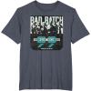 imageStar Wars The Bad Batch Clone Force 99 Wanted by the Empire TShirtHeather Blue