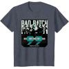 imageStar Wars The Bad Batch Clone Force 99 Wanted by the Empire TShirtHeather Blue