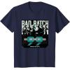 imageStar Wars The Bad Batch Clone Force 99 Wanted by the Empire TShirtNavy Blue