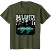 imageStar Wars The Bad Batch Clone Force 99 Wanted by the Empire TShirtOlive Green