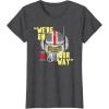 imageStar Wars The Bad Batch Tech Unit 99 Were On Our Way TShirtDark Heather Grey