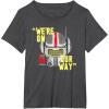 imageStar Wars The Bad Batch Tech Unit 99 Were On Our Way TShirtDark Heather Grey