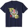 imageStar Wars The Bad Batch Tech Unit 99 Were On Our Way TShirtNavy Blue