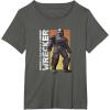 imageStar Wars The Bad Batch Wrecker Portrait TShirtAsphalt Grey