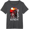 imageStar Wars Visions Samurai Poster TShirtDark Heather Grey