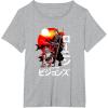 imageStar Wars Visions Samurai Poster TShirtHeather Grey