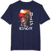 imageStar Wars Visions Samurai Poster TShirtNavy Blue