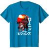 imageStar Wars Visions Samurai Poster TShirtSapphire Blue