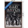 imageTrends International Star Wars The Bad Batch  Clone Force 99 Wall Poster 34L x 224W Premium Unframed VersionMahogany Framed Version